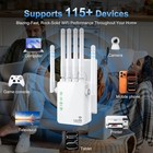 Wifi Range Extender Repeater Wireless Amplifier Router Signal Booster 1200mbps
