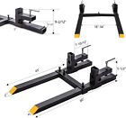 2000lbs Clamp Loader Bucket Forks Tractor Skid Steer Heavy Duty 60  Pallet Forks