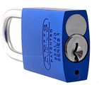 Abus 83al 40-300 Titalium Padlock Blue - Rekeyable Schlage - Pelican Compatible