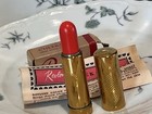 Vintage Revlon Collectible Gold Tube Cheek Stick Cream Rouge Blush Golden Red