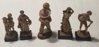 Anri Ferrandiz Italy Hand Carved Wood Figurines Lot Of 5 Vintage 3 