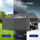 Carport 10x20ft Heavy Duty Portable Garage With Removable Sidewalls   Doors