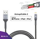 Delfy Apple Certified Mfi Lightning Cable Iphone Charger 4ft Strong Aramid Fiber