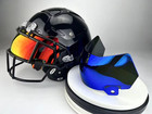 Revo Clear Purple Speed Flex   Schutt F7 Full Size Football Helmet Visor W clips