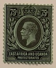 Travelstamps  East Africa And Uganda Stamps Scott  48 75c Mint Original Gum H
