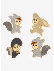 Loungefly Disney Peter Pan Chibi Lost Boys 4 Piece Enamel Pin Set Pack