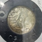 1969 Apollo 11 -man On The Moon Silver Medal token - 99 Company