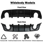 Glossy Black Rear Bumper Diffuser Lip For 2020-2023 Dodge Charger Widebody Only