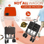 Heavy Duty Folding Utility Wagon Cart Collapsible Beach Garden Camping Cart