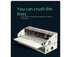 Electric Creasing Machine For Dotted Lines Dotted Lines Rice Paper Lines