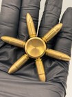 Bullet Shape Solid Brass Fidget Spinner All Metal Toy Adults Kids Boys Girls