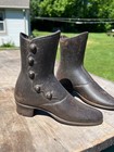 Antique Victorian Cast Iron Button Boot Shoe Forms Store Display Mannequin Lasts