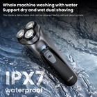 Electric Shaver Beard Shaving Men Wet dry Trimmer Rotary Razor Usb Rechargeable