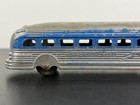 Vintage Tootsie Toy Greyhound Lines Bus  747 Blue Metal 6    Usa 1950s