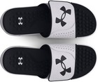 Under Armour Men s Ignite Pro Slide White black  Sz 10