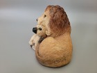 Stone Critters Lion With Lamb Vintage 1987 Made In Usa Figurine