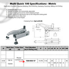 Lenzkes Clamp Multi Quick 100 Without Fixing Set  100-055-17 