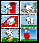 Portugal - Set Of Six Snoopy Stamps - Peanuts - Mnh