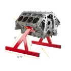 Engine Storage Stand W  Casters For Chevy Ls1 Ls2 Ls3 Ls6 Red