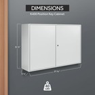 400 Position Steel Key Cabinet - Organize And Secure Key Storage Lock Box With N