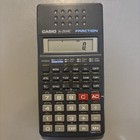 Vintage Casio Fx-250hc Fraction Scientific Calculator W  Cover - Works 