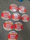 Vintage 1980s Mcdonald s Super Sizes 3  Pinback Button Lot Of 2