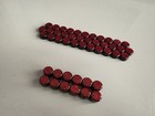 Accordion Buttons Set  34 Treble  12 Bass  - Red Glitter