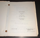 Absolute Beginners  1984  David Bowie Original Film Script Early Draft Coa