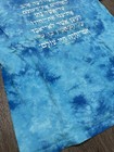 Vintage Jesus Tee Tie Dye T-shirt Medium Wise Dyes Bible Rap Tee Rare Blue