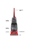 Hoover Power Spin Scrub 50 Carpet Cleaner Machine upright Shampooer fh50153  Red