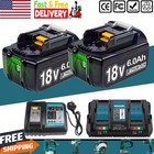 18v Battery   Charger For Makita 18 Volt  8 0ah Lxt Li-ion Bl1860b Bl1830 Bl1850