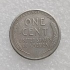 Rare  Restrike Old Novelty Steel  magnitic  Lincoln Wheat 1944-s