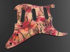 Us Fender Stratocaster Sss Guitar Strat Pickguard Custom Artwork Lacquer 