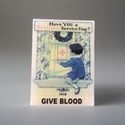 American Red Cross Have You A Service Flag  1918 Lapel Pin Backpack Pinback