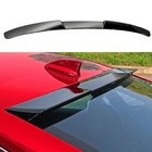 Painted Black Rear Window Roof Top Lip Spoiler Wing Fit For Compatible With