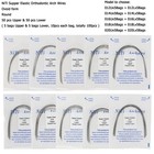 Orthodontic Arch Wire Niti Stainless Steel Round Rectangular Ovoid Natural Form