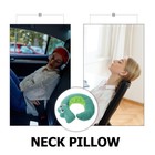Neck Pillow Support Cartoon Travel U-shaped Pillows Ergonomic