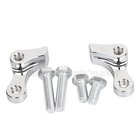 Adjustable Chrome Lowering Kit For Harley Dyna Wide Super Glide Fxdwg 1995-2005