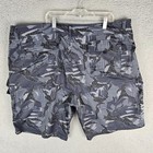 Aftco Hybrid Fishing Shorts Mens 42 Gray Ripstop Cargo Camouflage 10  Inseam