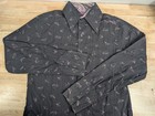 Jimi Hendrix Experience Purple Label Embroidered Shirt - Purple - Men s Small