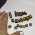 Lot Of Antique Venetian Millefiori African Trade Beads Glass Lot Of 20 Variety