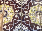 Vtg Hand Painted Mexican Tiles 13 