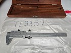 Starrett  123 6  Master Vernier Caliper W wood Case   Box  tl3357 