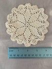 Lot Of 32 Vintage Handmade Crochet Doilies 4    Ivory Lace Medallions Craft Decor