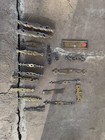 41 Vintage Brass Drawer Backplates     17 Unique Designs     Antique Hardware Lot Fu