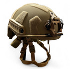 Coyote Brown Level Iiia Fast High Cut Uhmw-pe Military Combat Bulletproof Helmet