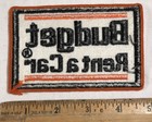 Vintage Budget Rent A Car Embroidered Patch Rental Advertising