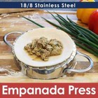 Stainless Steel Empanada Press Ravioli Mold Dumpling Maker Xl 6 Inch
