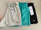 New Alo Yoga Shorts Women s High Waist Sweat Easy Drawstring Sports