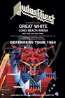 Judas Priest   Great White 1984 Long Beach Arena 20 X 30 Restored Concert Poster
